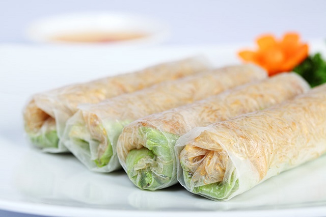 Món bì cuốn chay